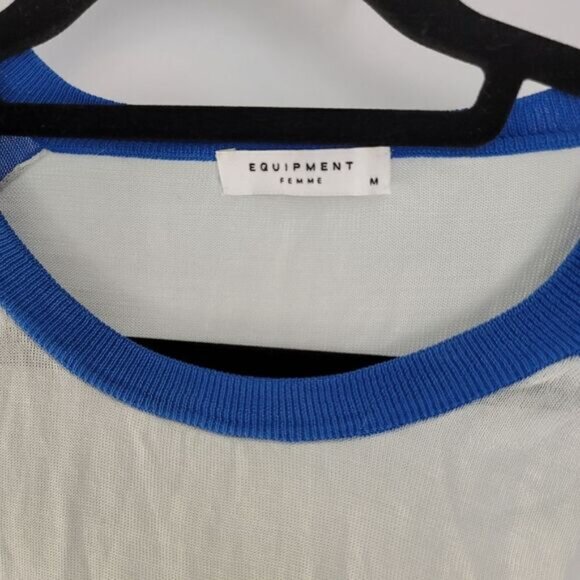 Equipment femme silk Raglan sleeve top - Picture 6 of 6